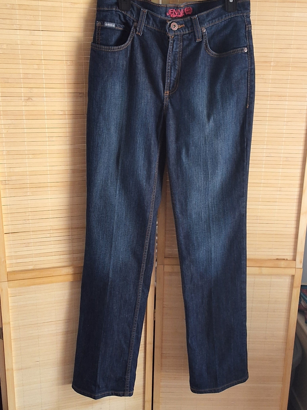 Jenna Cinch By Rocky Mountain Clothing Dark Indigo Women's Straight Jeans